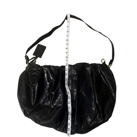 KATE WOOLSTENHULME Concealed Carry Black Leather Shoulder Hobo - Picture 10 of 10